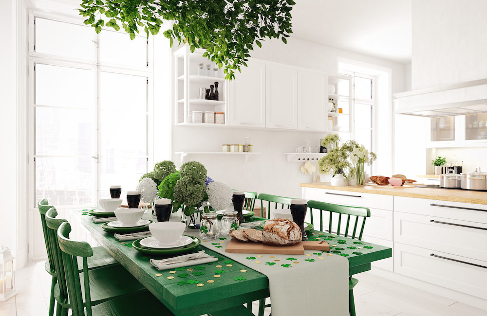 St Patrick's Day Themed Kitchen